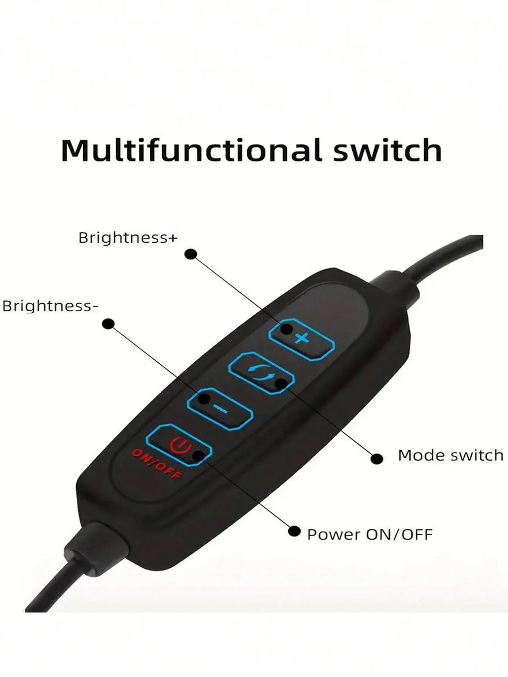 110cm Tripod Stand +O - Clamp With 10 - Inch Live Stream Ring Light, Selfie Remote, - Zevon