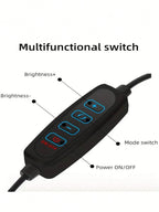 110cm Tripod Stand +O - Clamp With 10 - Inch Live Stream Ring Light, Selfie Remote, - Zevon