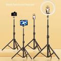 120–160cm Multifunction Phone Tripod Stand for Video Recording, Live Streaming & Selfies