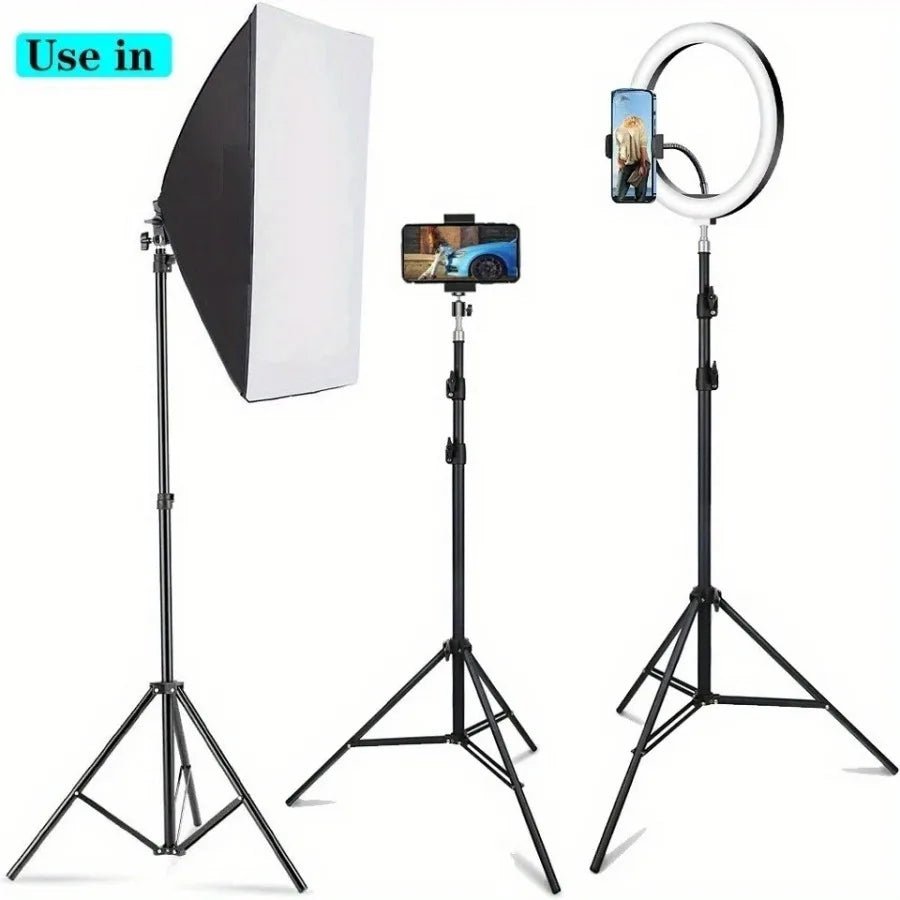 160cm 120cm Mobile Phone Live Support Photo Tripod Multi functional Video Recording Selfie Landing Tripod Stand - Zevon