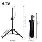 16/26/33cm LED Selfie Light Photography Lights With Tripod Bluetooth Remote Control Dimmable Ring Light For Video Live Fill Lamp - Zevon