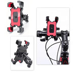2PCS 360° Rotatable & Adjustable Bike/Motorcycle Phone Mount - Shockproof, Anti - Slip Holder For phone, - Durable Abs Material - Zevon