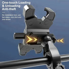 2PCS 360° Rotatable & Adjustable Bike/Motorcycle Phone Mount - Shockproof, Anti - Slip Holder For phone, - Durable Abs Material - Zevon