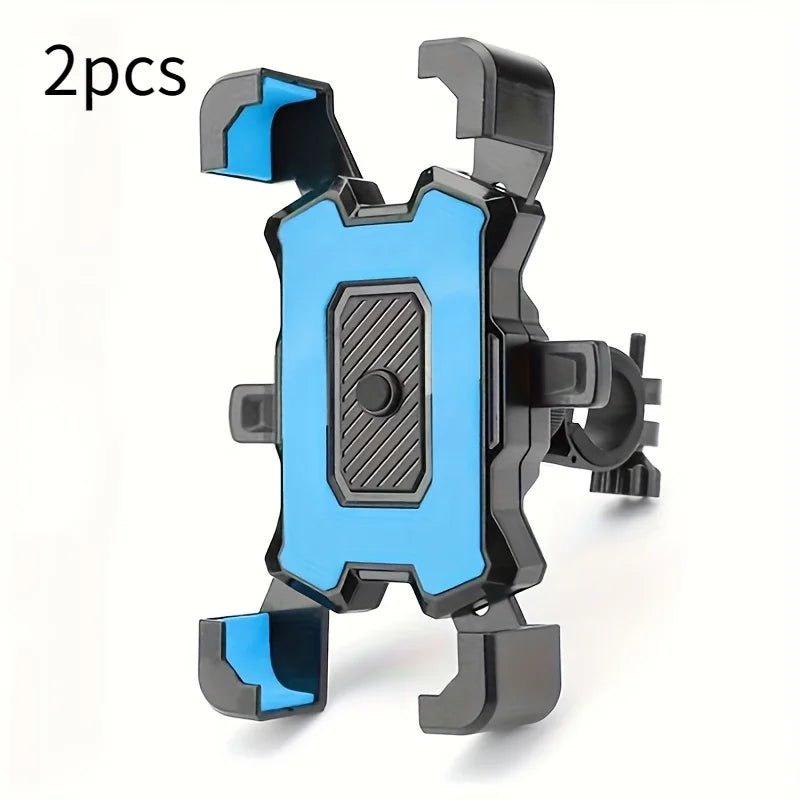 2PCS 360° Rotatable & Adjustable Bike/Motorcycle Phone Mount - Shockproof, Anti - Slip Holder For phone, - Durable Abs Material - Zevon