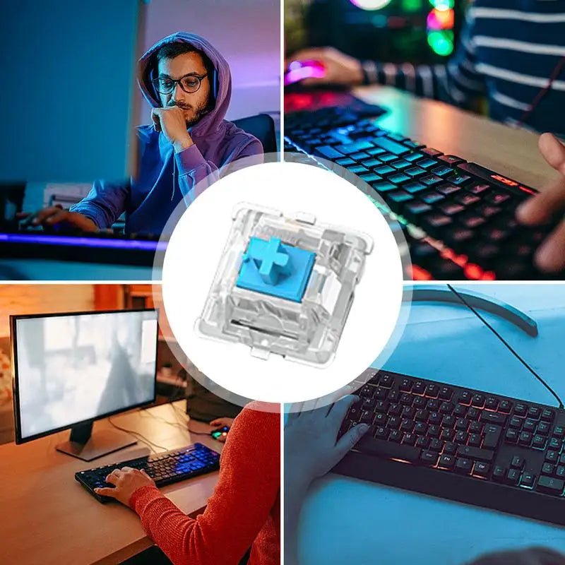 30PCS Mechanical Keyboard Switch Set – Axis Shaft Switches for Gaming & Typing - Zevon