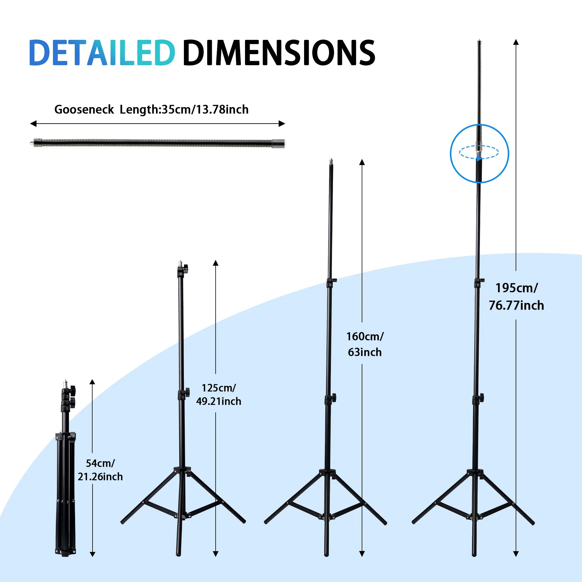 63inch Telescoping Phone Tripod & Selfie Stick - Universal Clamp, Wireless Remote, Supports 6.61lbs, Durable Aluminum - Zevon