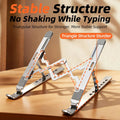 Foldable Laptop Stand – Notebook & Tablet Desk Holder