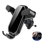 Gravity Car Phone Holder with Air Vent Clip – Hands-Free Smartphone Mount for GPS (iPhone & Android)