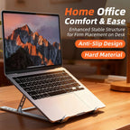 Adjustable Laptop Stand Portable Foldable Notebook Bracket Computer Monitor Holder For Macbook Air iPad Tablets Base Accessories - ZEVON