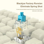 Ajazz AK992 98 - Key Wired Mechanical Gaming Keyboard with hot - swap switches, multimedia knob, and compact full - size layout for PC and laptop - Zevon