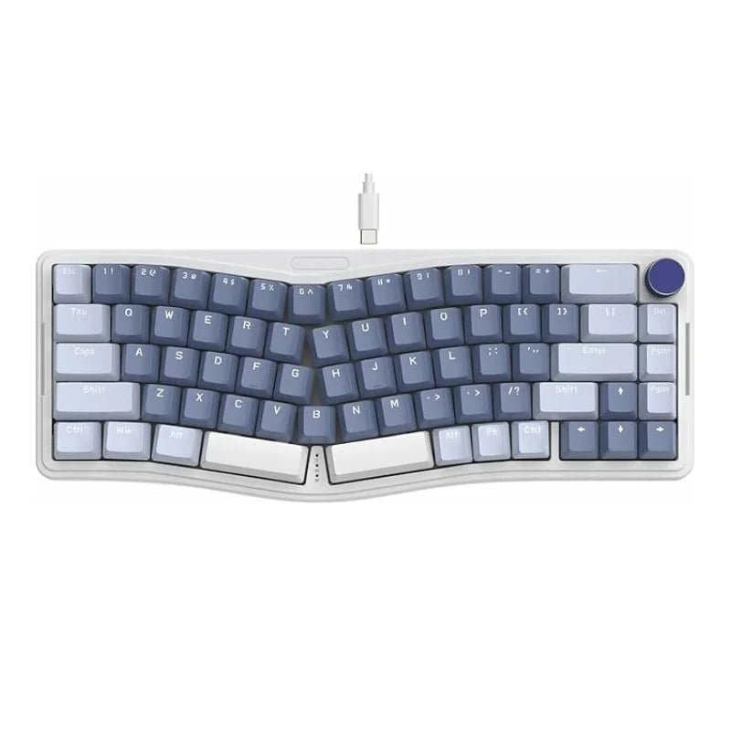 AKS068 68 - Key Alice Layout Mechanical Keyboard – Ergonomic Gasket - Mount USB - C Wired Gaming Keyboard - Zevon