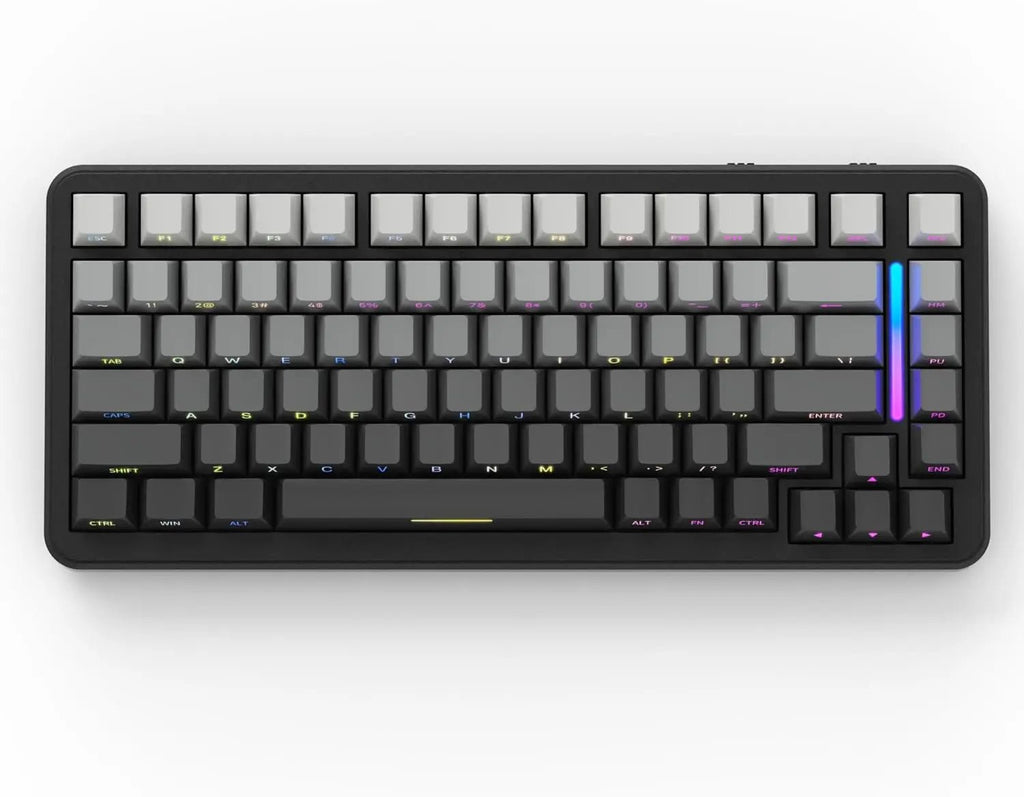 ATTACK SHARK M86 75% Wireless Mechanical Gaming Keyboard with hot - swappable gasket mount, RGB lighting, and side - printed PBT keycaps. - Zevon