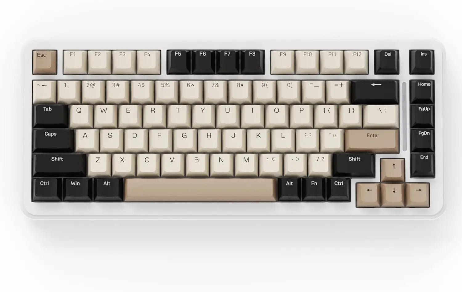 ATTACK SHARK M86 75% Wireless Mechanical Gaming Keyboard with hot - swappable gasket mount, RGB lighting, and side - printed PBT keycaps. - Zevon