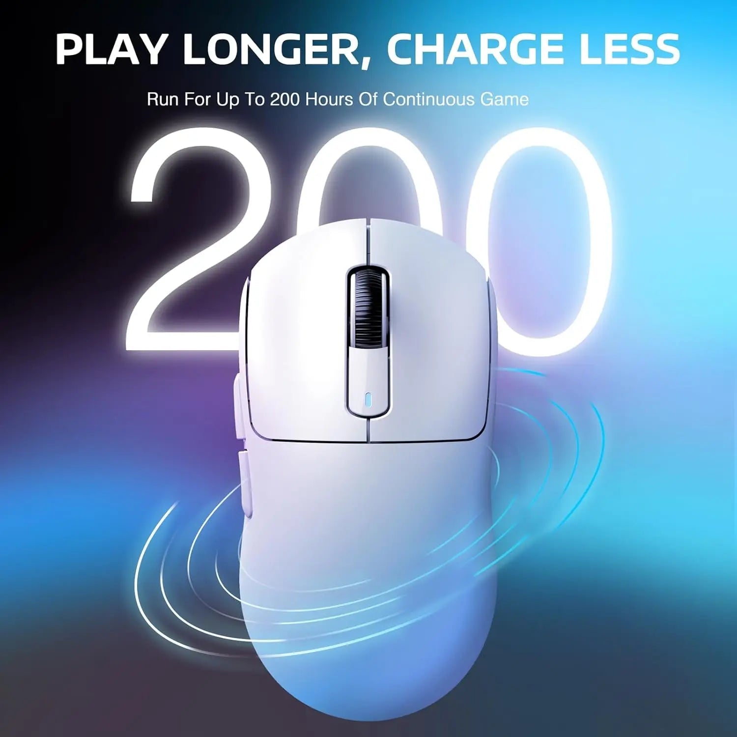 ATTACK SHARK X3 Wireless Gaming Mouse – 26,000 DPI PAW3395, 49g, Triple - Mode Connectivity - Zevon