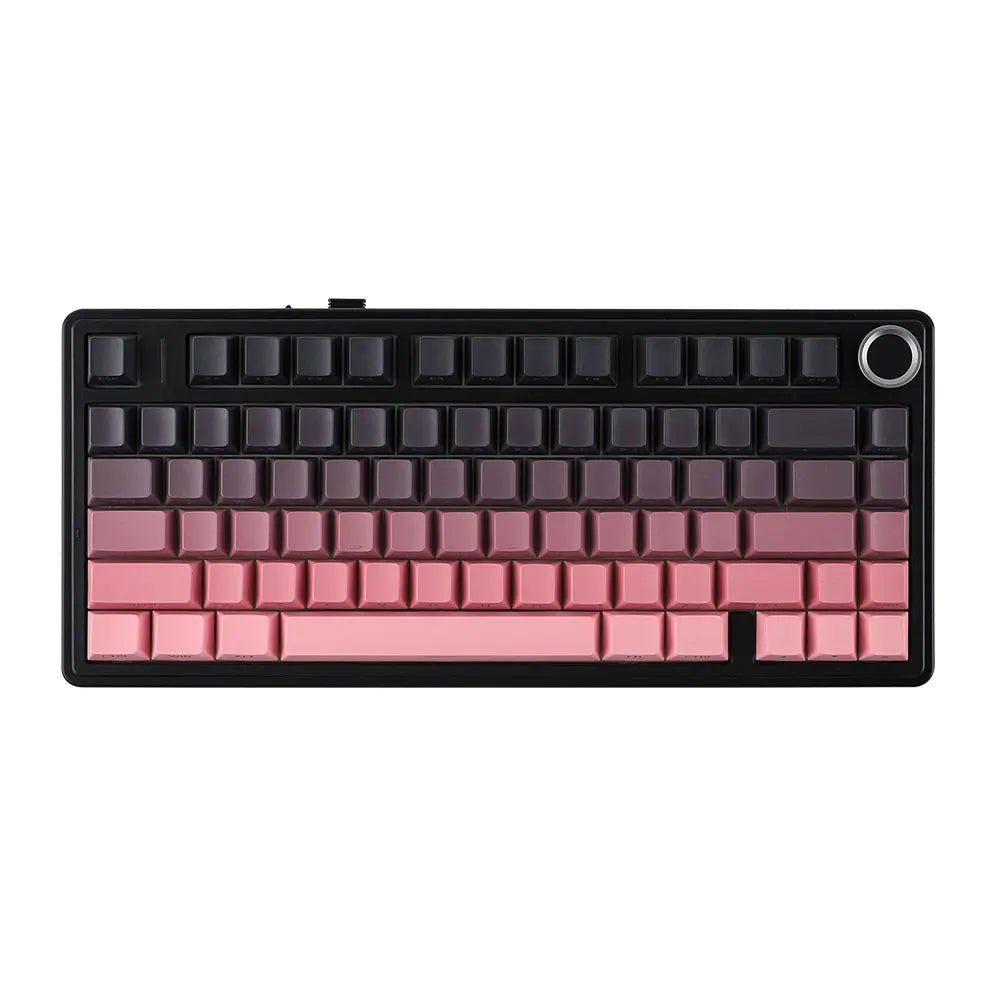 AULA F75 Pro 75% Wireless Mechanical Gaming Keyboard with gasket mount, RGB lighting, and side - engraved PBT keycaps - Zevon