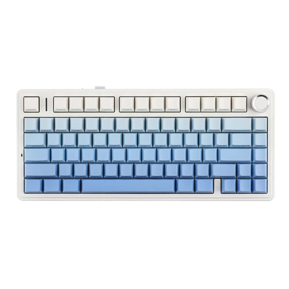 AULA F75 Pro 75% Wireless Mechanical Gaming Keyboard with gasket mount, RGB lighting, and side - engraved PBT keycaps - Zevon