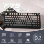 AULA F75 Pro 75% Wireless Mechanical Gaming Keyboard with gasket mount, RGB lighting, and side - engraved PBT keycaps - Zevon