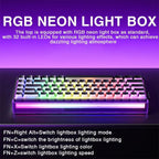 AULA HERO 68HE Magnetic Switch Gaming Keyboard – Rapid Trigger 8K RGB Wired Esports Keyboard - Zevon