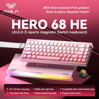 AULA HERO 68HE Magnetic Switch Gaming Keyboard – Rapid Trigger 8K RGB Wired Esports Keyboard - Zevon