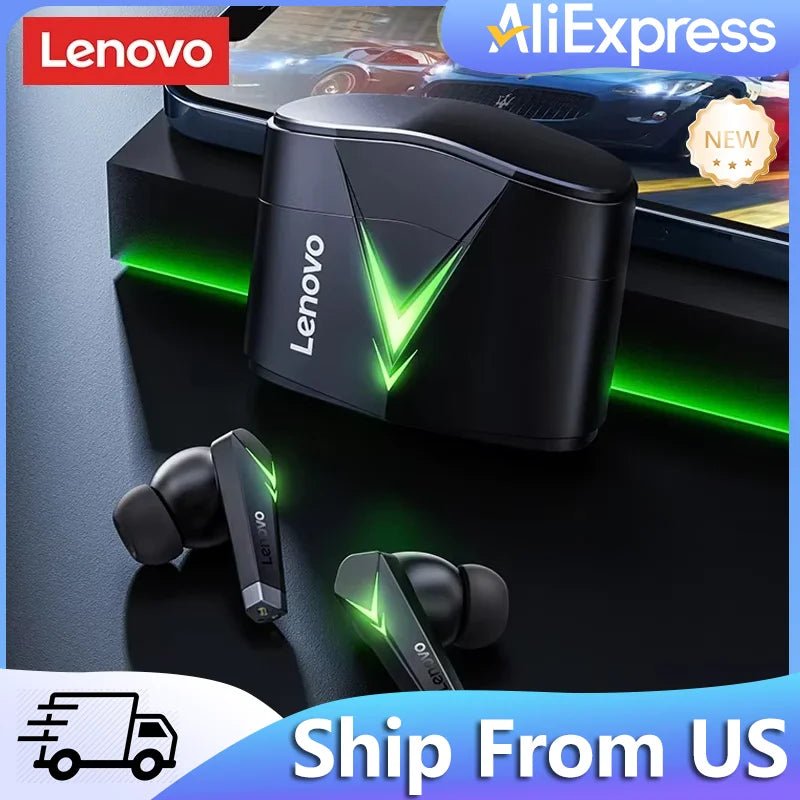 Lenovo LP6 Wireless Earbuds with Deep Bass & Sweatproof Design - ZEVON
