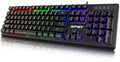 NPET K10V3 104 - Key RGB Wired Gaming Keyboard for Windows PC & Laptop - Zevon
