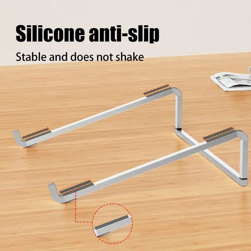 Portable Laptop Stand Aluminum Alloy Support Computer Pc Tablet Bracket Foldable Non - slip Notebook Holder for Macbook - ZEVON