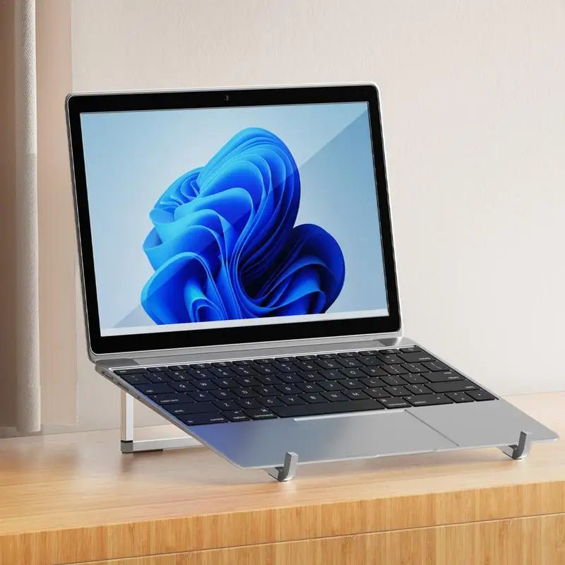 Portable Laptop Stand Aluminum Alloy Support Computer Pc Tablet Bracket Foldable Non - slip Notebook Holder for Macbook - ZEVON