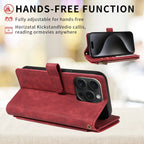 PU Leather Phone Case for IPhone 17Air 17 Pro Max 16 Pro Max 16e 15 14 13 12 11 Pro Max Plus Flip Wallet Style Phone Cover - Zevon