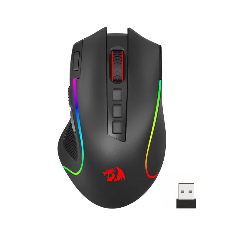 Redragon M612 PRO RGB Gaming Mouse – Wireless/Wired, 8000 DPI, 11 Programmable Buttons - Zevon