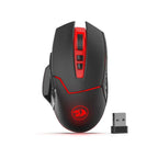 Redragon M690 - 1 Wireless Gaming Mouse – 2.4GHz ergonomic mouse with 2400 DPI, DPI switch, 8 buttons, and 2 side buttons for precise PC gaming control - Zevon