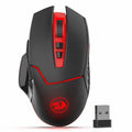 Redragon M690 - 1 Wireless Gaming Mouse – 2.4GHz ergonomic mouse with 2400 DPI, DPI switch, 8 buttons, and 2 side buttons for precise PC gaming control - Zevon