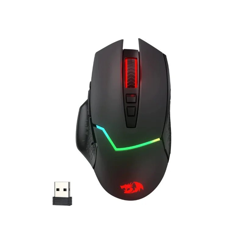 Redragon M690 PRO Wireless Gaming Mouse – 8000 DPI, 8 Programmable Buttons, Wired/Wireless for PC & Mac - Zevon