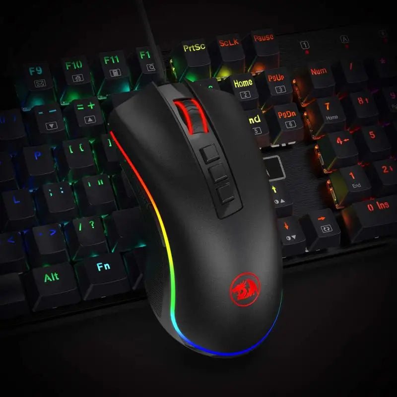 Redragon M711 Wired Gaming Mouse – 10,000 DPI RGB, 7 Programmable Buttons - Zevon
