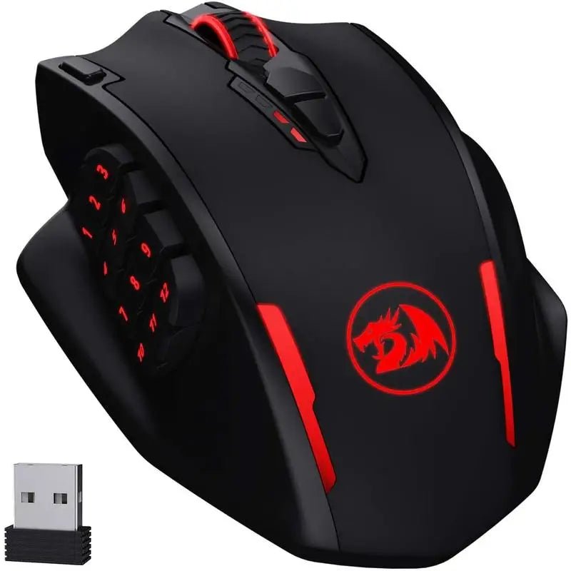 Redragon M913 Wireless/Wired Gaming Mouse, 16000 DPI RGB, 16 Programmable Buttons - Zevon