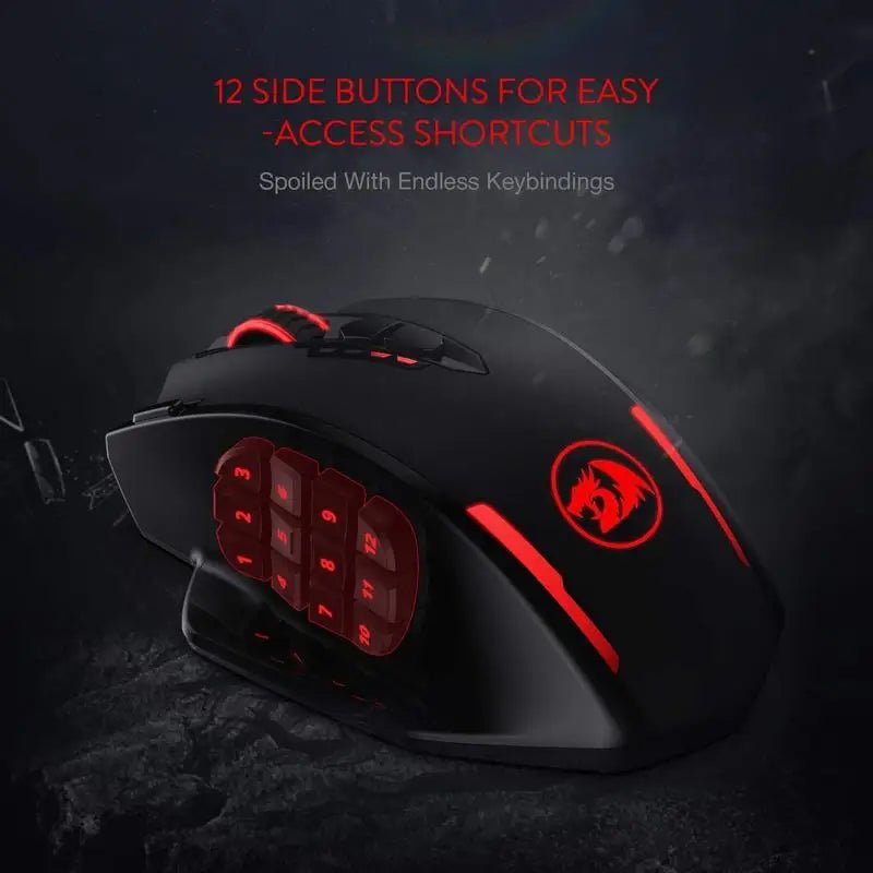 Redragon M913 Wireless/Wired Gaming Mouse, 16000 DPI RGB, 16 Programmable Buttons - Zevon