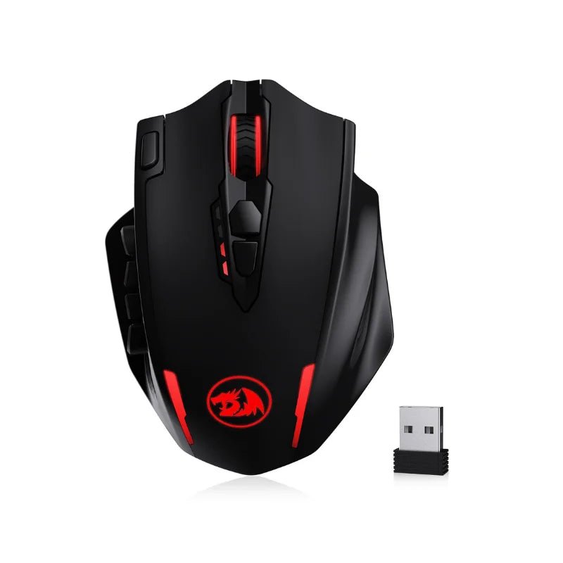 Redragon M913 Wireless/Wired Gaming Mouse, 16000 DPI RGB, 16 Programmable Buttons - Zevon