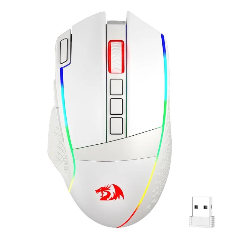 Redragon M991 Wireless Gaming Mouse – 26,000 DPI, RGB, 9 Programmable Buttons, Tri - Mode Connectivity - Zevon