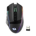 Redragon M991 Wireless Gaming Mouse – 26,000 DPI, RGB, 9 Programmable Buttons, Tri - Mode Connectivity - Zevon