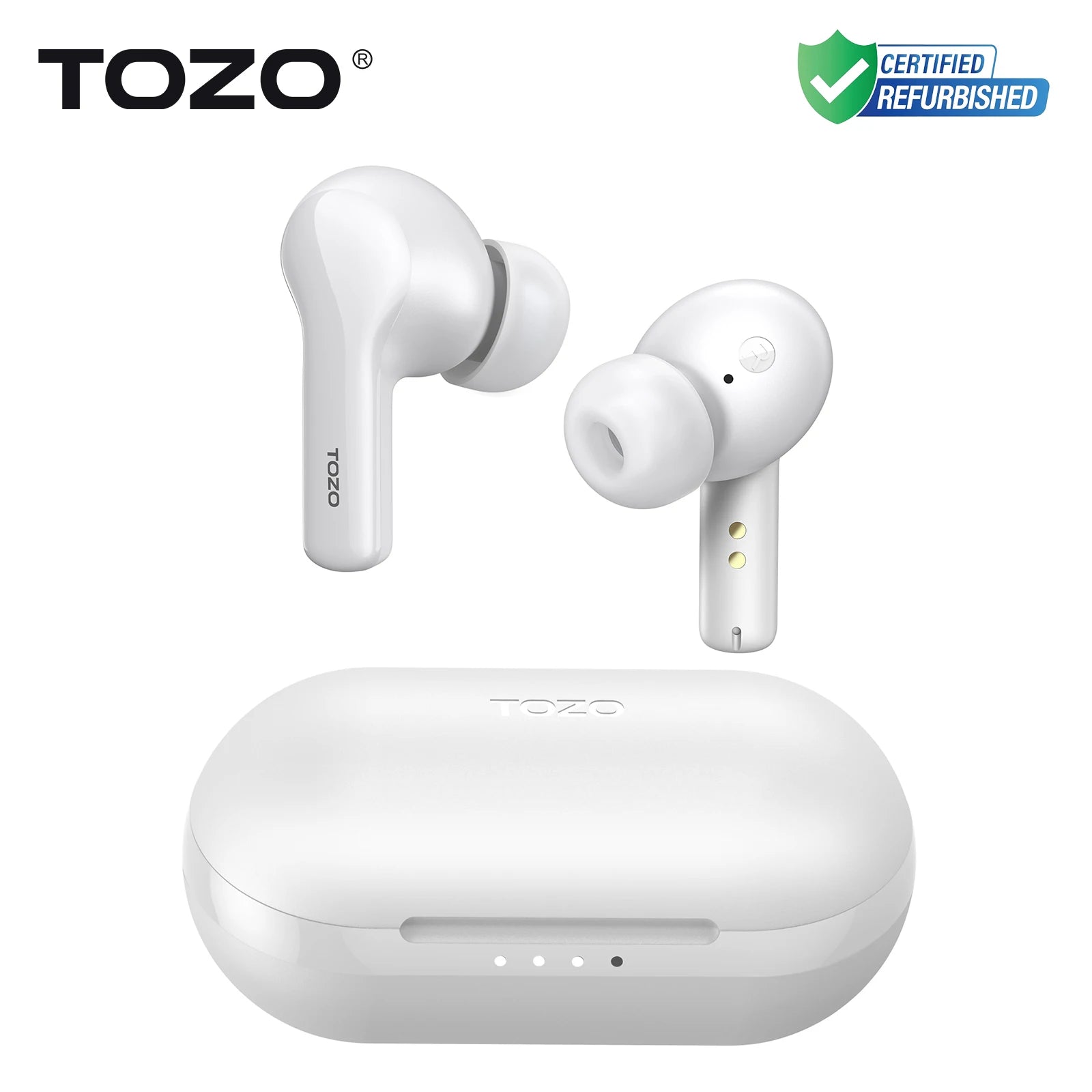 Refurbished TOZO TWS Earbuds ENC HD Call Wireless Bluetooth Sport Headsets Earphones Ultralight Portable Outdoor Home Audio - ZEVON