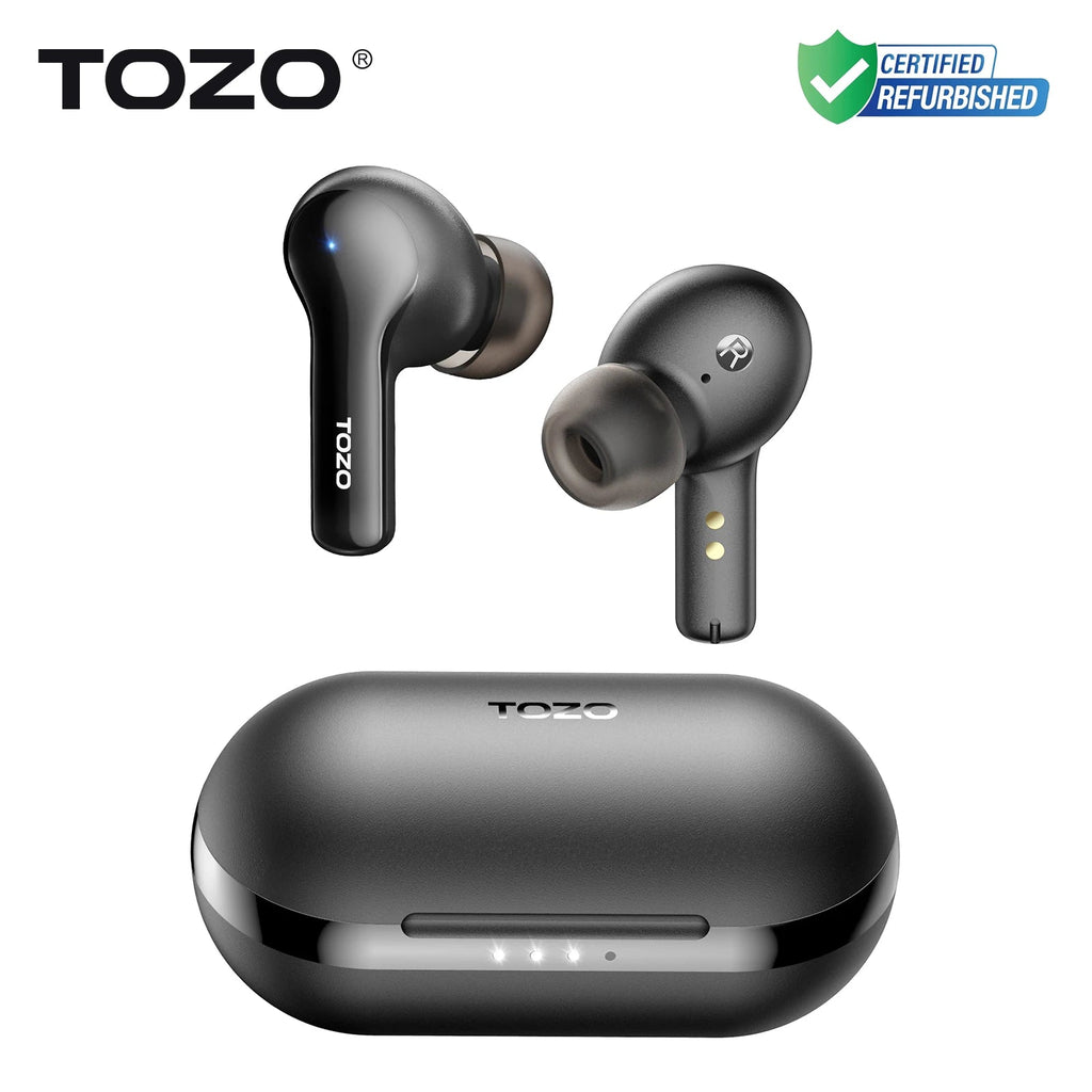 Refurbished TOZO TWS Earbuds ENC HD Call Wireless Bluetooth Sport Headsets Earphones Ultralight Portable Outdoor Home Audio - ZEVON
