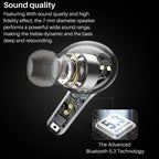 Refurbished TOZO TWS Earbuds ENC HD Call Wireless Bluetooth Sport Headsets Earphones Ultralight Portable Outdoor Home Audio - ZEVON