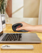SEENDA Wireless Ergonomic Vertical Mouse with Jiggler – Dual Mode for PC & Mac - Zevon