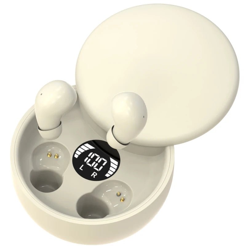 SK26 Bluetooth 5.4 Wireless Earphones Small Earbuds Sleeping Sport Invisible Headphones Bass Sound Quality Headset Sliding Cover - ZEVON