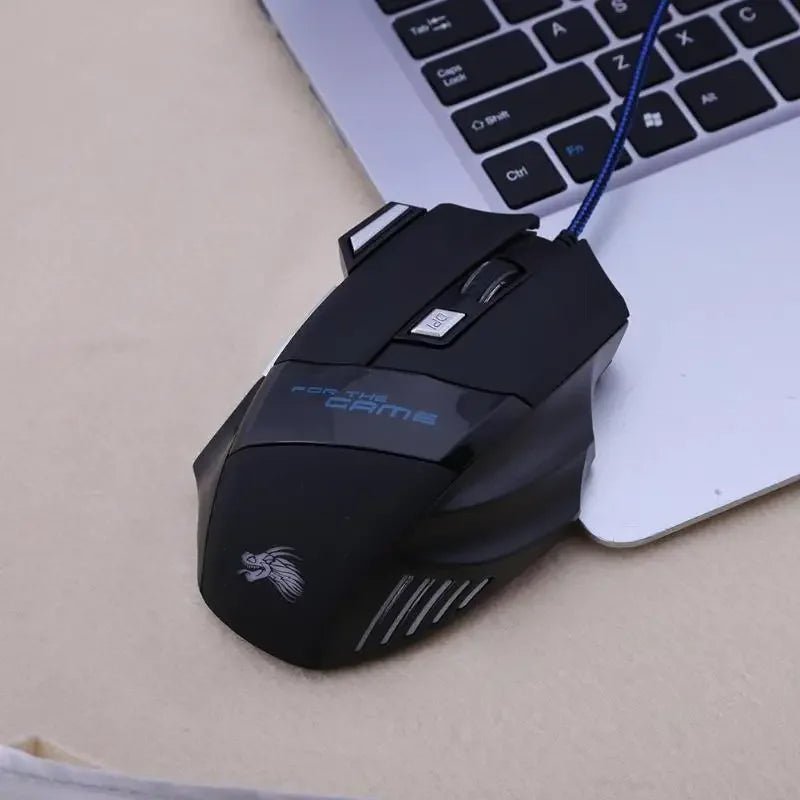Wired Gaming Mouse 5500 DPI RGB LED – 7 Buttons USB Mouse for PC & Laptop - Zevon