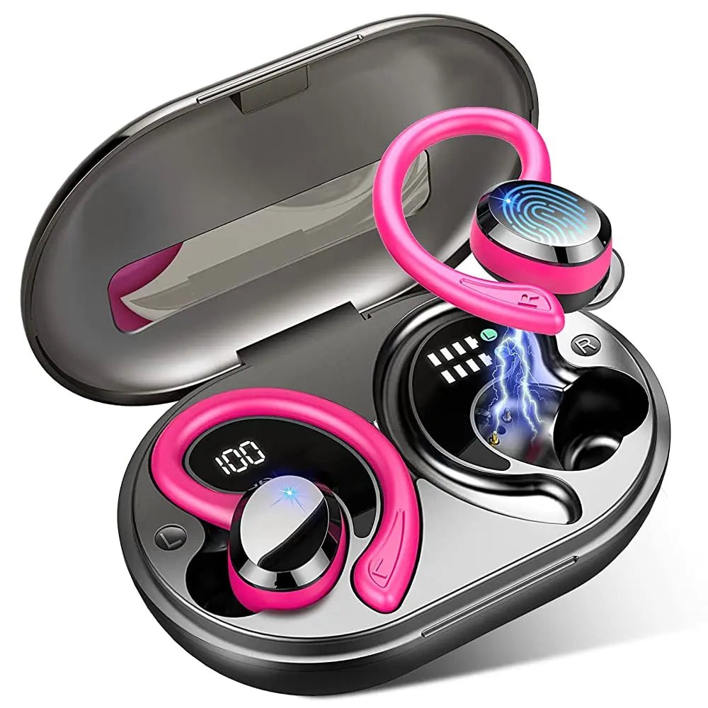 Wireless Earbuds, Bluetooth 5.3 Earphones IP7 Waterproof Sports, 40H Playback. - ZEVON