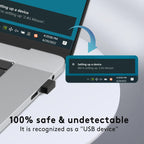 Wireless Mouse Jigglers Mover Undetectable Automatic USB Port Shaker Wiggler for Laptop Keeps Computer Awake Mouse Movement - Zevon