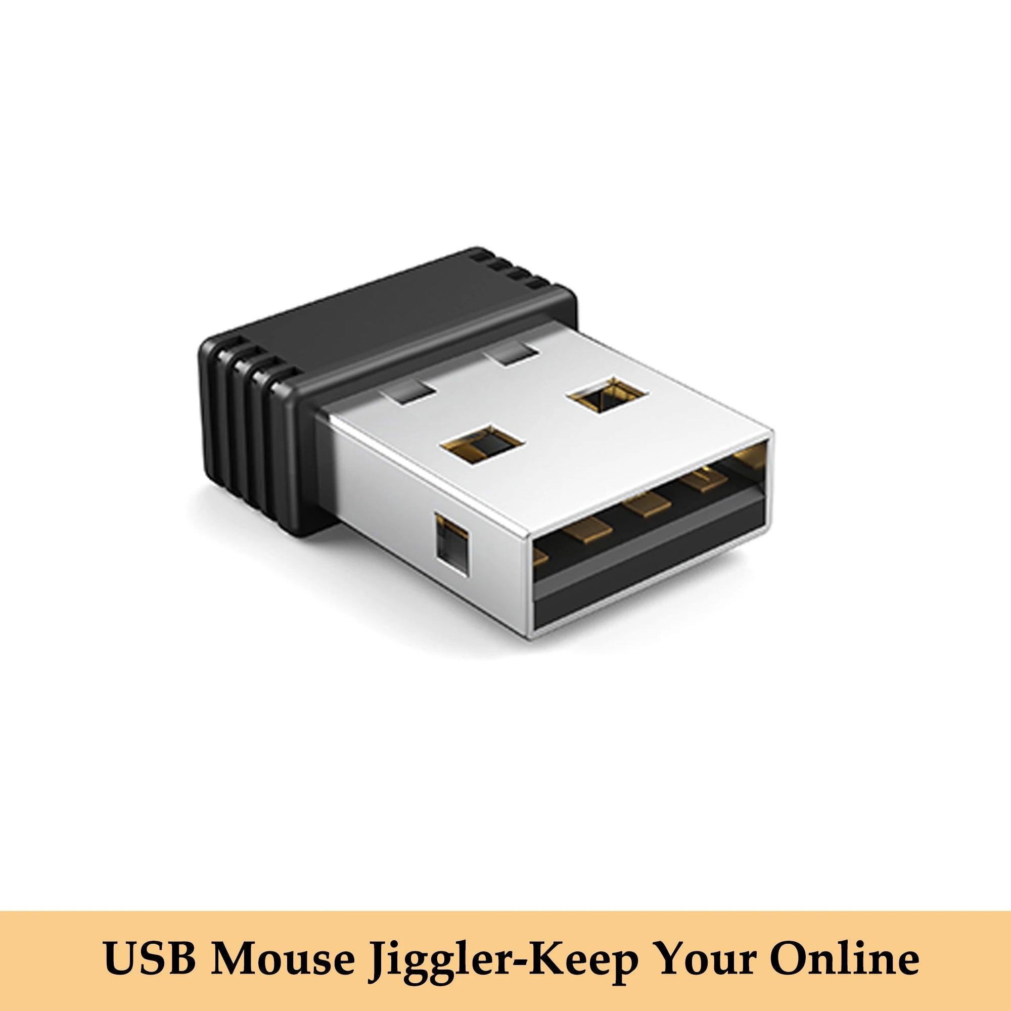 Wireless Mouse Jigglers Mover Undetectable Automatic USB Port Shaker Wiggler for Laptop Keeps Computer Awake Mouse Movement - Zevon