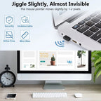 Wireless Mouse Jigglers Mover Undetectable Automatic USB Port Shaker Wiggler for Laptop Keeps Computer Awake Mouse Movement - Zevon