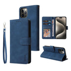 ZZXX Wallet Card Slot Holder Magnetic Flip Leather Case For iPhone 15 Pro Max 14 Plus 13 Mini 12 11 X XS XR SE 2022 8 7 6s Cover - Zevon